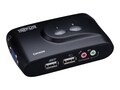 Tripp Lite 2-Port Compact USB KVM Switch with Audio and Cables, B004-VUA2-K-R, 8234590, KVM Switches