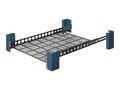 Rack Solutions Equipment Shelf Universal Shelves - Rack Mountable For 2-4 Post Rack 19 inch, 1USHL-108, 450389, Rack Mount Accessories