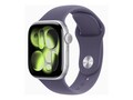 Apple Watch Series 11, GPS + Cellular, 42mm, Silver Aluminum Case with Purple Fog Sport Band - S M, MF8H4LW/A                     , 42039463, Wearable Technology - Apple Watch Series 6-7