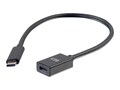 C2G 10Gbps USB Type C to USB 3.1 Type C M F Extension Cable, Black, 1ft, 28657, 36784548, Cables