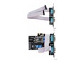StarTech.com 4-Port RS232 RS422 RS485 16C1050 UART Serial PCIe Card, Windows Linux, TAA, PS74ADF-SERIAL-CARD, 41754376, Controller Cards & I/O Boards