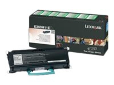 Lexmark Black High Yield Return Program Toner Cartridge for E360, E460 & E462dtn Series, E360H11A, 9163720, Toner and Imaging Components - OEM Lexmark Black High Yield Return Program Toner Cartridge for E360, E460 & E462dtn Series, E360H11A, 9163720, Toner and Imaging Components - OEM