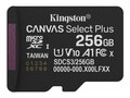 Kingston 256GB Canvas Select Plus UHS-I MicroSD Card, Class 10, SDCS3/256GBSP                 , 42014482, Memory - Flash