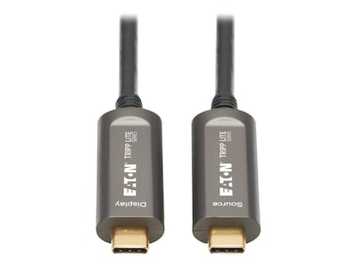Tripp Lite 4K 60Hz HDR USB-C to USB-C Plenum-Rated Fiber Active Optical Cable, 15m , U420F-15M-V, 41595202, Cables Tripp Lite 4K 60Hz HDR USB-C to USB-C Plenum-Rated Fiber Active Optical Cable, 15m , U420F-15M-V, 41595202, Cables