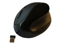 Califone Comfi II Wireless Ergonomic Computer Mouse, Black & White, EM011-BKW, 34137890, Mice & Cursor Control Devices