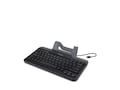 Belkin Wired Keyboard Tablet Stand and Tray w  USB-C Connector, Full Sized Keycaps - Black, B2B191, 35853089, Keyboards & Keypads