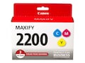 Canon PGI-2200 3 CLR Multi Pack for , 9304B005, 41067790, Ink Cartridges & Ink Refill Kits - OEM Canon PGI-2200 3 CLR Multi Pack for , 9304B005, 41067790, Ink Cartridges & Ink Refill Kits - OEM
