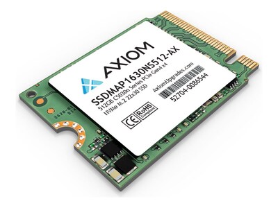 Axiom 512GB C5030n Series PCIe Gen4 x4 NVMe SLC M.2 22x30 Internal Solid State Drive, SSDMAP1630NS512-AX, 41844912, Solid State Drives - Internal