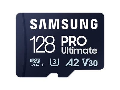 Samsung 128GB U3 A2 PRO Ultimate MicroSDXC Card w  SD Adapter, MB-MY128SA/AM, 41698625, Memory - Flash