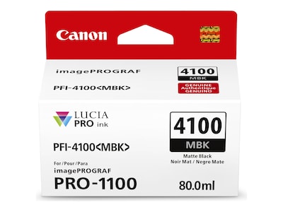 Canon Matte Black PFI-4100 Ink Tank, 6776C002 , 41836579, Ink Cartridges & Ink Refill Kits - OEM Canon Matte Black PFI-4100 Ink Tank, 6776C002 , 41836579, Ink Cartridges & Ink Refill Kits - OEM