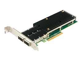 Axiom PCIE3-2QSFP-AX Main Image from Right-angle