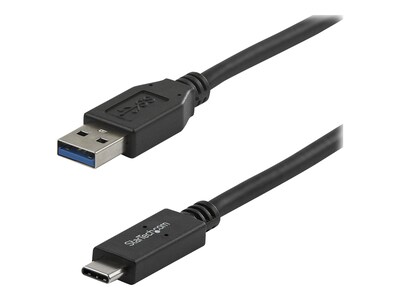 StarTech.com USB 3.1 10Gbps USB Type C to USB Type A M M USB-IF Certified Cable, Black, 1m, USB31AC1M, 22523486, Cables