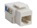 4Xem CAT6 Keystone Jack, 10PK, 4XKJC6WH10PK, 41213917, Premise Wiring Equipment