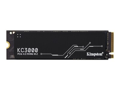 Kingston 512G KC3000 PCIE 4.0 NVME M.2, SKC3000S/512GBK, 41762821, Solid State Drives - Internal