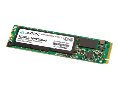 Axiom 500GB C3300n Series PCIe Gen3 x4 NVMe 3D NAND M.2 2280 Internal Solid State Drive, SSDM2IG16NV500-AX, 41525353, Solid State Drives - Internal