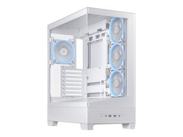 Asus A31 PLUS TG ARGB WHITE         Main Image from Left-angle