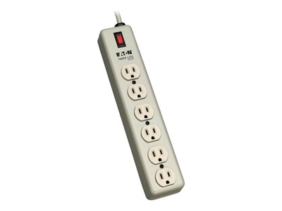 Tripp Lite Waber Power Strip, (6) Outlets, 6ft Cord, All Metal Housing , 6SPDX, 14802602, Power Strips