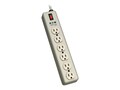 Tripp Lite Waber Power Strip, (6) Outlets, 6ft Cord, All Metal Housing , 6SPDX, 14802602, Power Strips