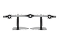 Chief Manufacturing Widescreen Triple Monitor Horizontal Table Stand, KTP325B, 13839884, Stands & Mounts - Desktop Monitors