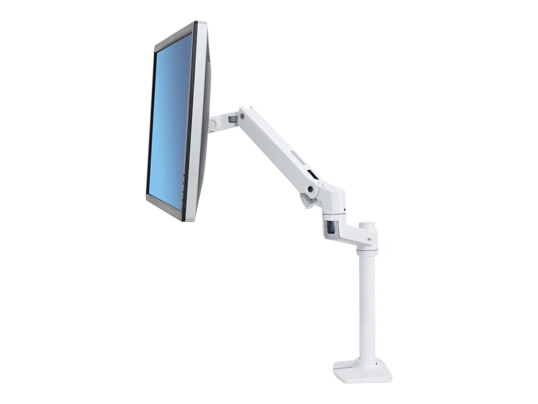 Ergotron Lx Desk Mount Monitor Arm Tall Pole White