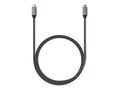 Satechi 40Gbps USB 4.0 Type-C to Type-C Cable, Gray, 80cm, ST-U4C80M, 41653192, Cables Satechi 40Gbps USB 4.0 Type-C to Type-C Cable, Gray, 80cm, ST-U4C80M, 41653192, Cables