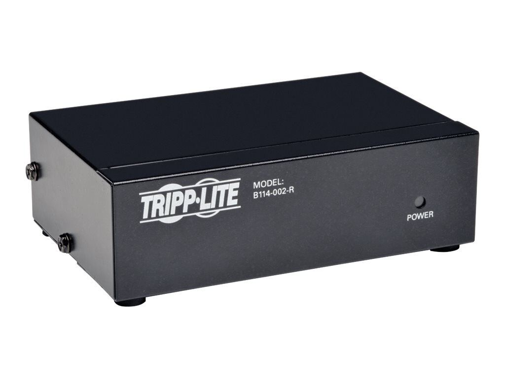 Tripp Lite 2-Port VGA SVGA 350MHz Video Splitter with Signal (B114-002-R)