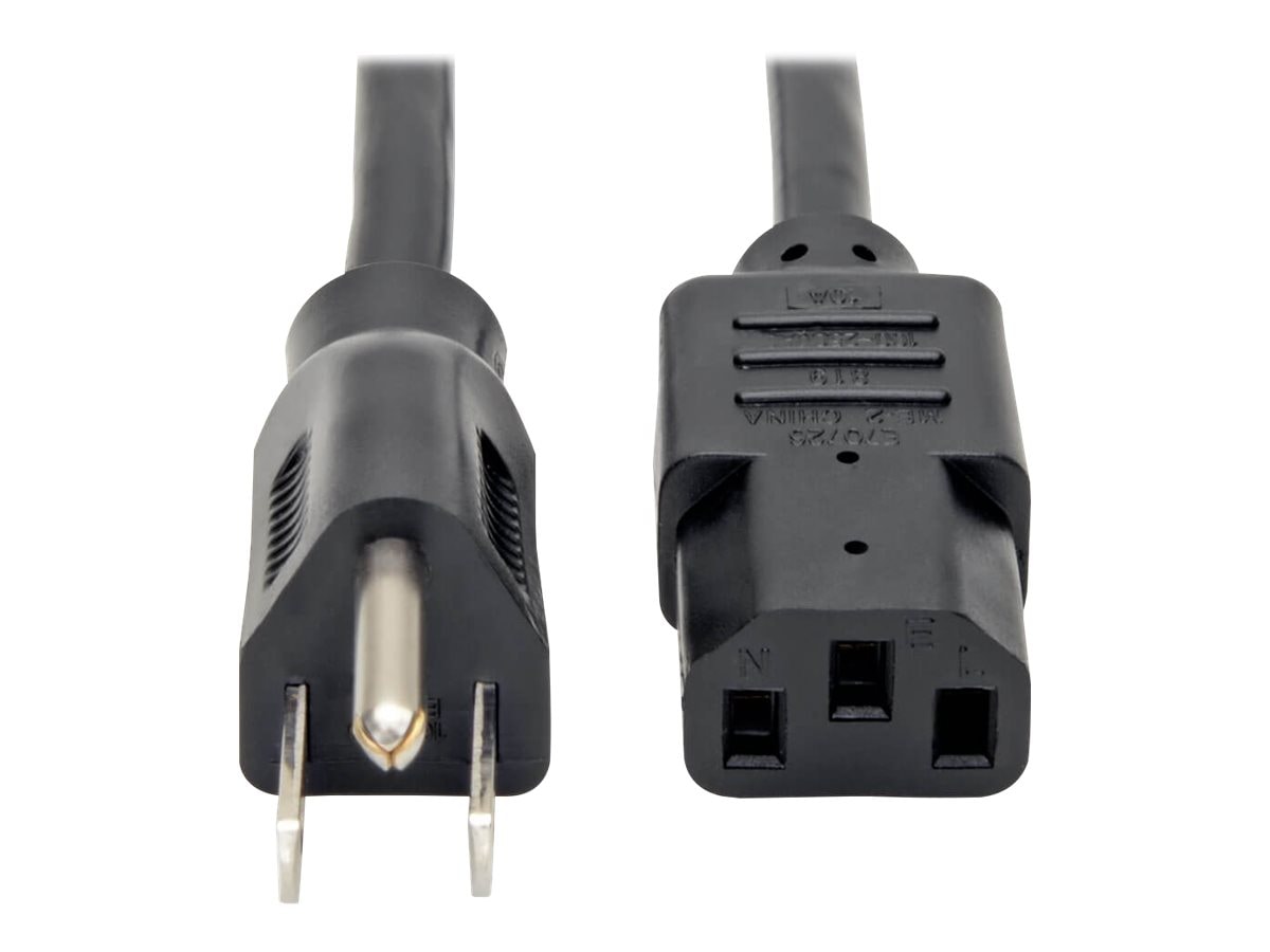 Tripp Lite Universal Computer Power Cable - Nema5-15p To Iec-320 (p010-012)