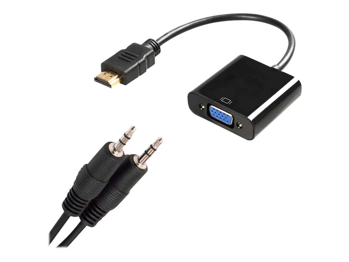 4Xem HDMI to VGA M F With Audio Cable, (4XHDMIVGAAB)