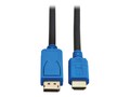 Tripp Lite 8K 60Z DisplayPort 1.4a to HDMI 2.1 M M Active Adapter Cable, Black, 6ft, P582-006-8K6 , 42069260, Cables Tripp Lite 8K 60Z DisplayPort 1.4a to HDMI 2.1 M M Active Adapter Cable, Black, 6ft, P582-006-8K6 , 42069260, Cables