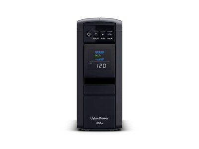 CyberPower 850VA 510W PFC Compatible Pure Sine Wave UPS (CP850PFCLCD), CP850PFCLCD, 11949588, Battery Backup/UPS