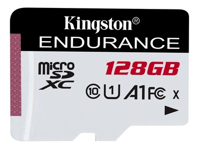 Kingston 128GB microSDXC Endurance Flash Memory Card, Class 10 , SDCE/128GB, 36852344, Memory - Flash
