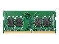 Synology RAM DDR4-2666 Non-ECC SO-DIMM 4GB , D4NESO-2666-4G, 37486323, Memory