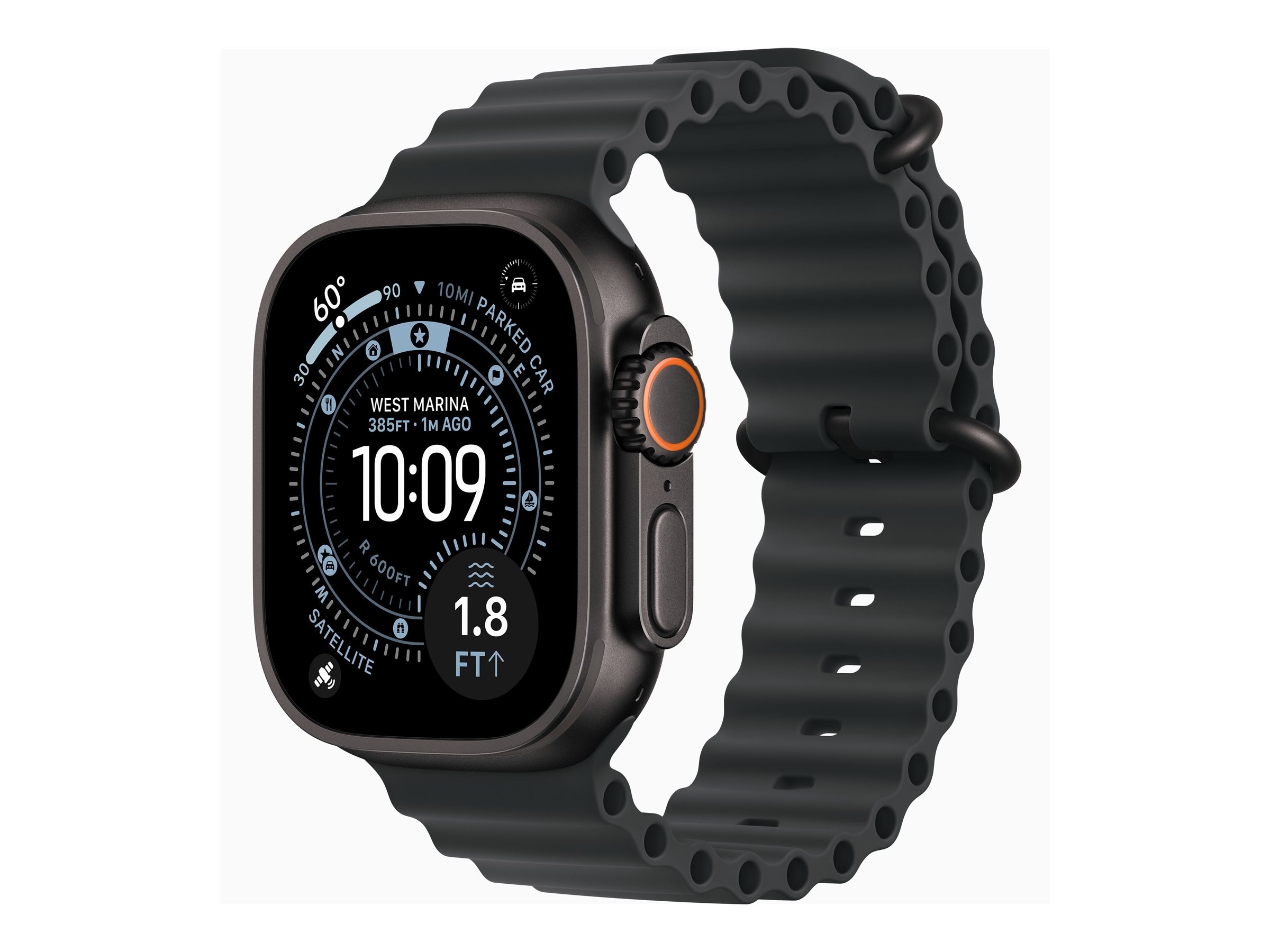 Apple Watch Ultra 3, GPS + Cellular, 49mm, Black Titanium