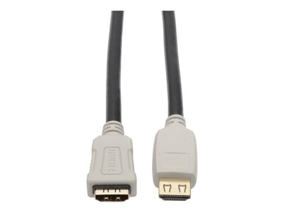 Tripp Lite High-Speed HDMI 2.0b M F 4K Ethernet 60 Hz 4:4:4 Extension Cable with Gripping Connector, 15ft , P569-015-2B-MF, 36620105, Cables