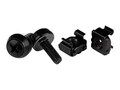 StarTech.com Screws M5 x 12mm w  Cage Nuts, Black (50-pack) , CABSCREWM5B, 30968207, Tools & Hardware