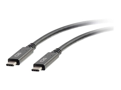 C2G USB 3.1 Type C M M Cable, Black, 3ft, 28830, 35817045, Cables