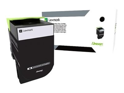 Lexmark 800S1 Black Standard Yield Toner Cartridge, 80C0S10, 14909557, Toner and Imaging Components - OEM