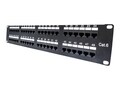 UNC 48-Port 2RMU Cat6 110 Type Patch Panel, PPC6-48PT-2U, 20593288, Patch Panels