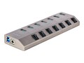 StarTech.com 7-Port Self-Powered USB-C to USB-A Hub with Individual On Off Switches, 5G7AIBS-USB-HUB-NA, 41504561, USB & Firewire Hubs