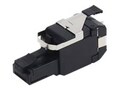 Belden REVConnect Plug 10GX UTP, Black, Bulk Pack, RVAFPUBK-B24                  , 42022647, Cable Accessories