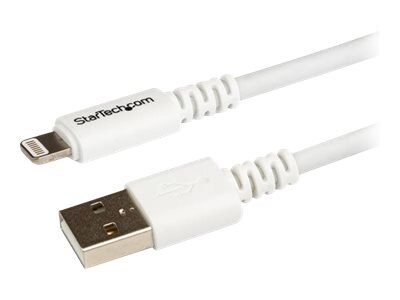 StarTech.com Apple 8-pin Lightning Connector to USB Cable for iPhone  iPod  iPad, White, 3m, USBLT3MW, 16994636, Cables