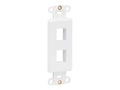 Tripp Lite Center Plate Insert 2-port ACCSVERTICAL Decora A V VoIP ENET , N042D-002V-WH, 37978205, Premise Wiring Equipment Tripp Lite Center Plate Insert 2-port ACCSVERTICAL Decora A V VoIP ENET , N042D-002V-WH, 37978205, Premise Wiring Equipment