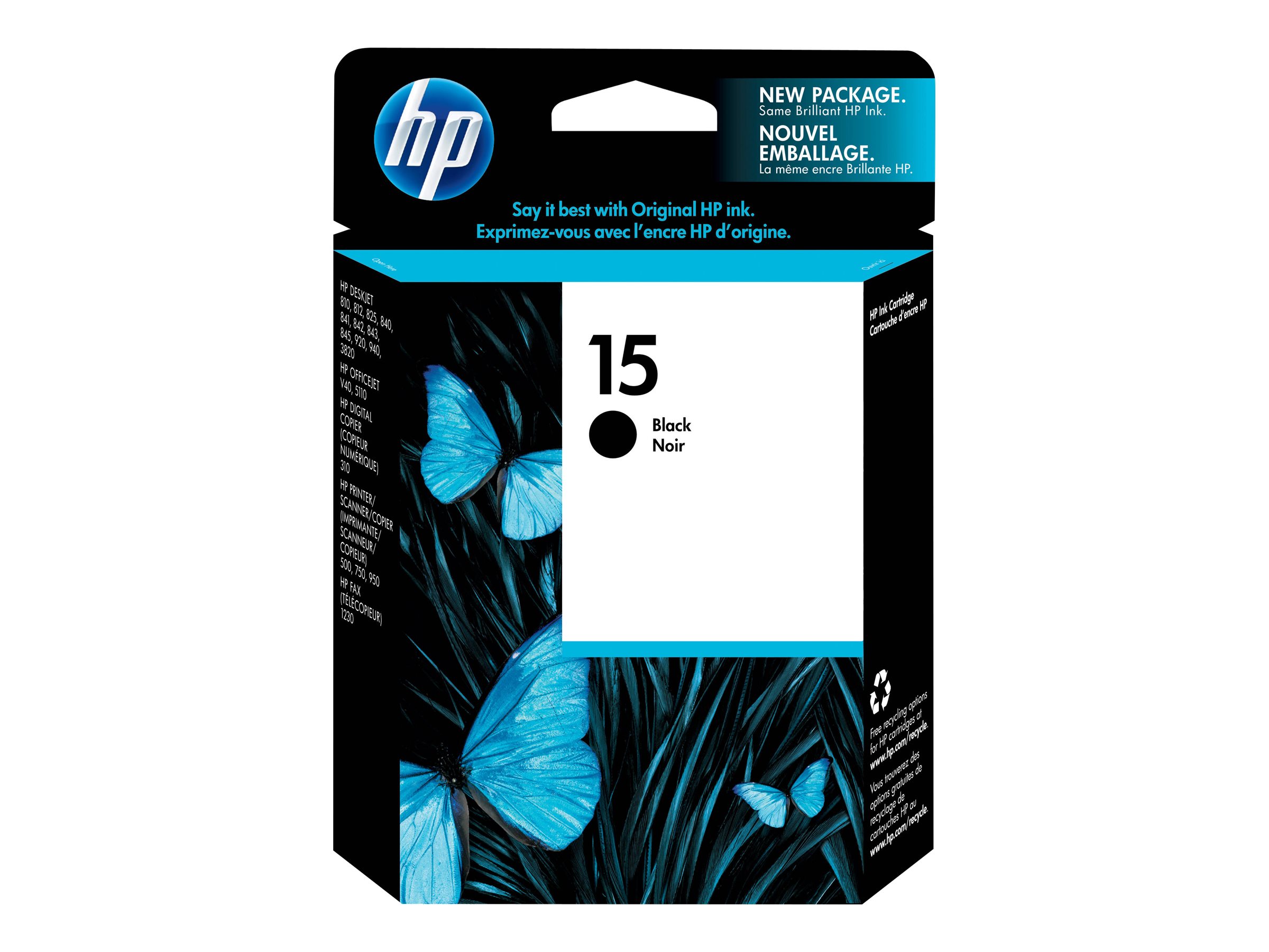 Hp 15 C6615dn Black Original Ink Cartridge C6615dn 140