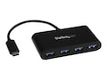 StarTech.com 4 Port 5Gbps USB-C to 4x USB-A Bus Powered USB 3.0 Type-C Hub - Portable, HB30C4AB, 33426219, USB & Firewire Hubs