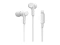 Belkin SoundForm Wired In-Ear Earbuds Headphones w  Mic and Lightning Connector - White , G3H0001BTWHT, 37540772, Earphones