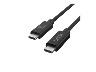 Belkin 240W 20 Gbps 4K Thunderbolt 4 USB-C to USB-C M M Cable, Black, 1.2m, INZ004TT1.2MBK                , 41820827, Cables