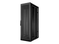 Rittal IT Cabinet, 47U, 19 Z-Rails, Perforated Doors, Split Rear, 86.8X31.5X47.4 Black, 9962854                       , 41999481, Racks & Cabinets