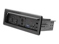 StarTech.com 4K HDMI DP VGA, GbE, Audio Conference Docking Station Table Box for AV Connectivity & Power Charging, KITBXAVHDPNA, 41327610, Docking Stations & Port Replicators