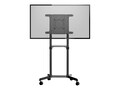 StarTech.com Rotate Tilt Mobile Rolling TV Stand Cart with Shelf for 37-70in VESA Mount Displays, MBLTVSTNDEC, 41271334, Stands & Mounts - Digital Signage & TVs