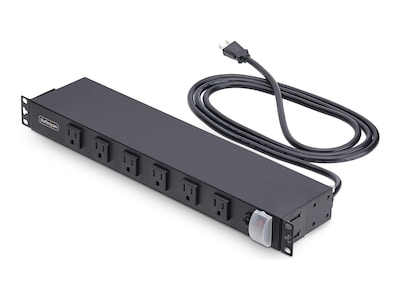 StarTech.com 12-Outlet 1U Rackmount PDU w Wide-Spaced Right-Angle Ports for 19 Racks and Cabinets, 1215B8H-RACK-PDU-RA , 42076282, Power Distribution Units StarTech.com 12-Outlet 1U Rackmount PDU w Wide-Spaced Right-Angle Ports for 19 Racks and Cabinets, 1215B8H-RACK-PDU-RA , 42076282, Power Distribution Units